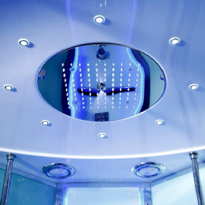 Maya Bath Platinum Comfort Steam Shower with Whirlpool Tub
