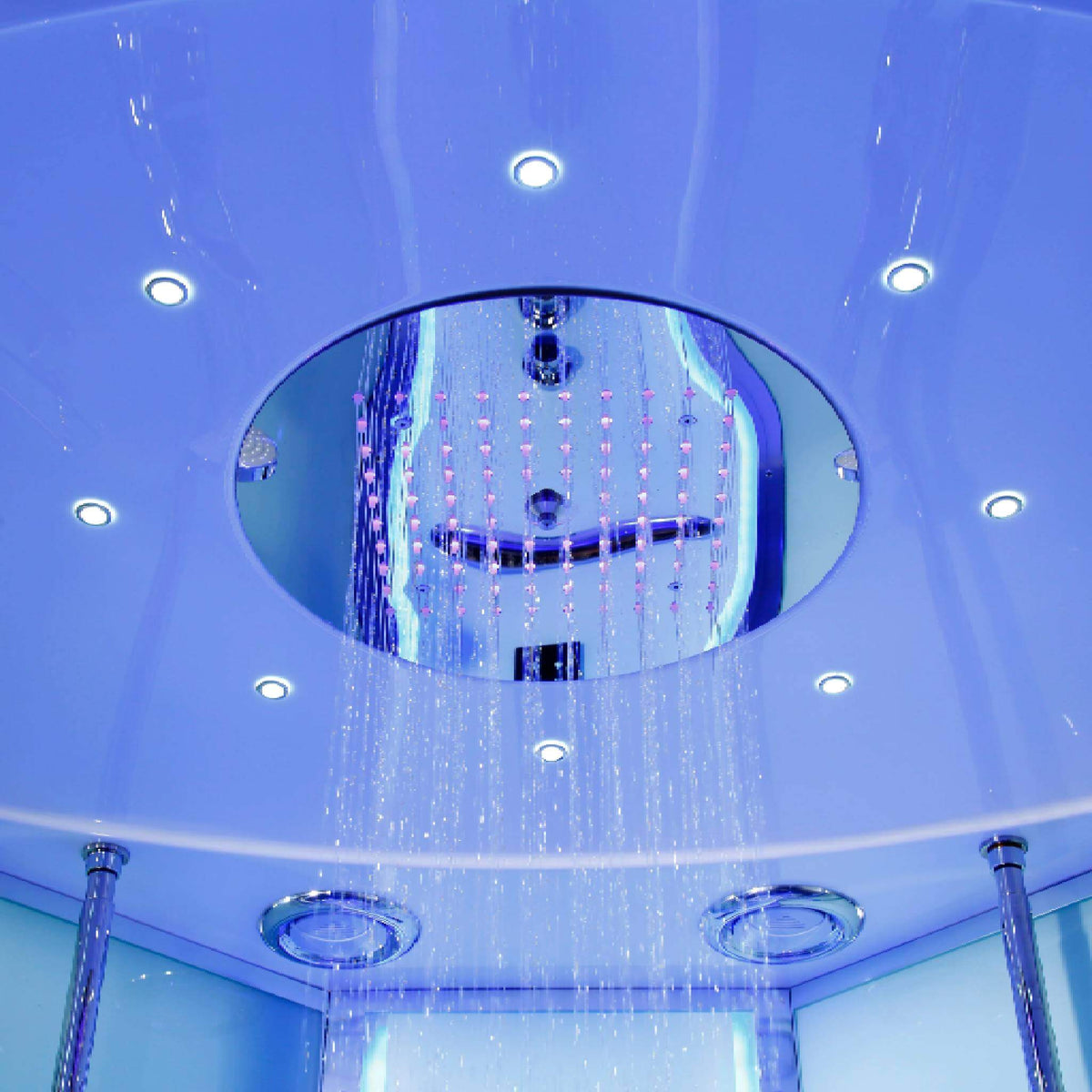 Maya Bath Platinum Comfort Steam Shower with Whirlpool Tub