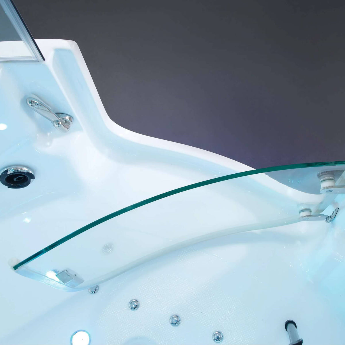 Maya Bath Platinum Comfort Steam Shower with Whirlpool Tub