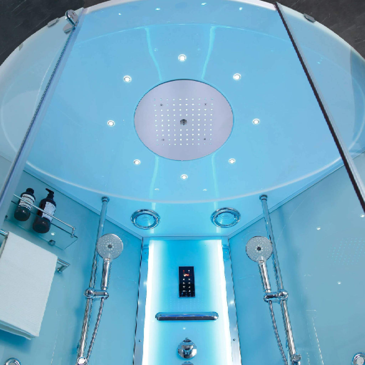 Maya Bath Platinum Comfort Steam Shower with Whirlpool Tub