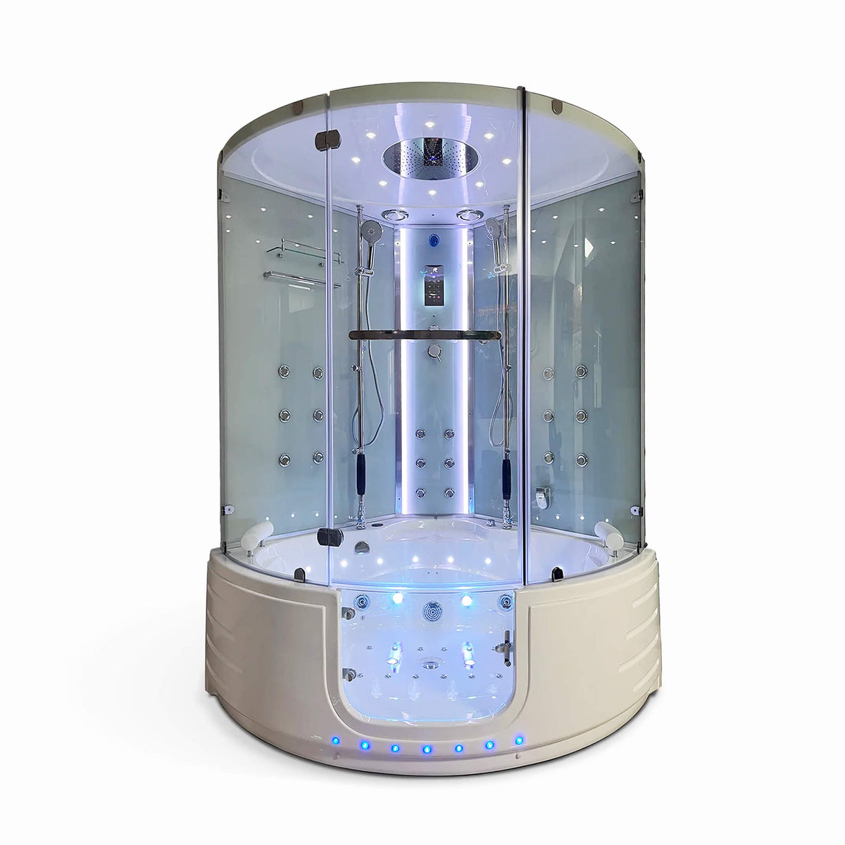 Maya Bath Platinum Comfort Steam Shower with Whirlpool Tub