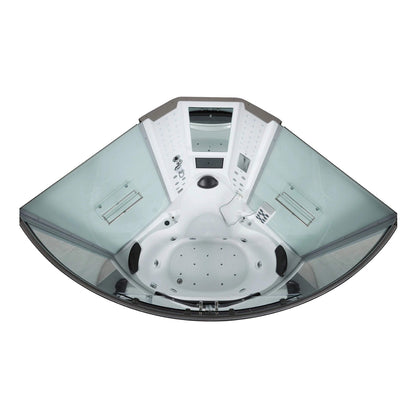 Maya Bath Platinum Superior Steam Shower with Foot Massager