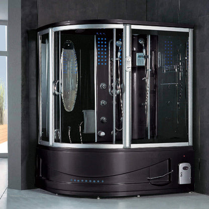 Maya Bath Siena Steam Shower with 10 Body Jets