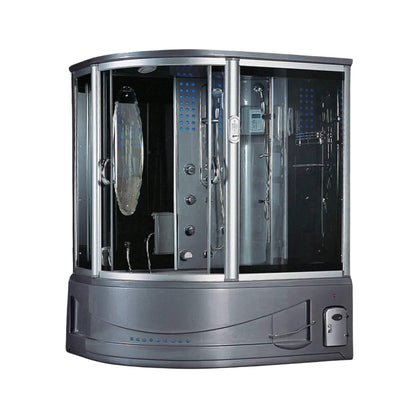 Maya Bath Siena Steam Shower with 10 Body Jets
