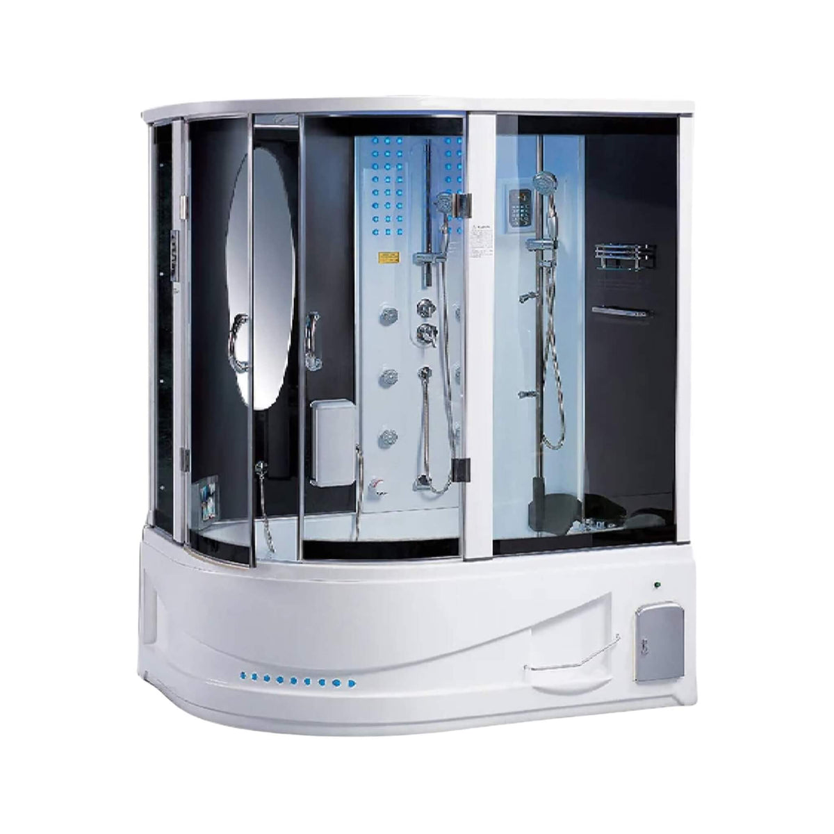 Maya Bath Siena Steam Shower with 10 Body Jets