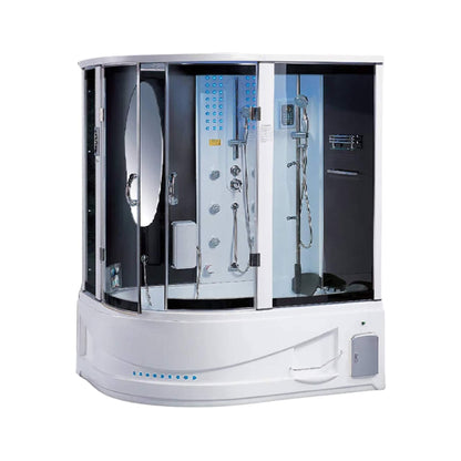 Maya Bath Siena Steam Shower with 10 Body Jets