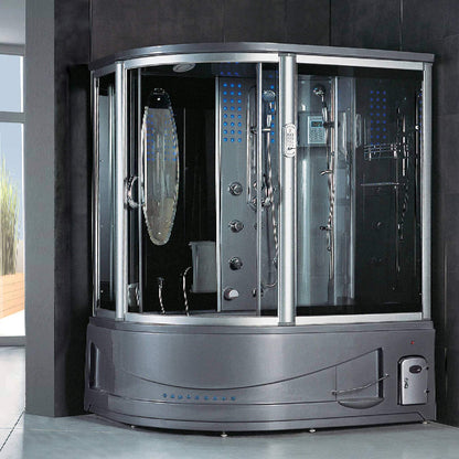 Maya Bath Siena Steam Shower with 10 Body Jets
