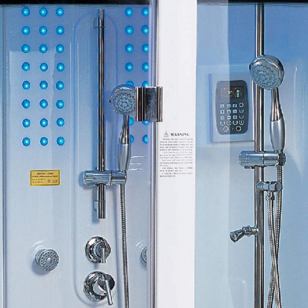 Maya Bath Siena Steam Shower with 10 Body Jets