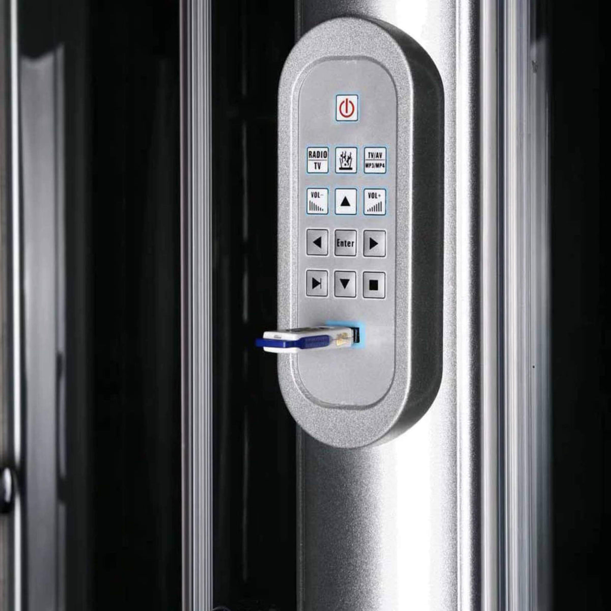 Maya Bath Siena Steam Shower with 10 Body Jets