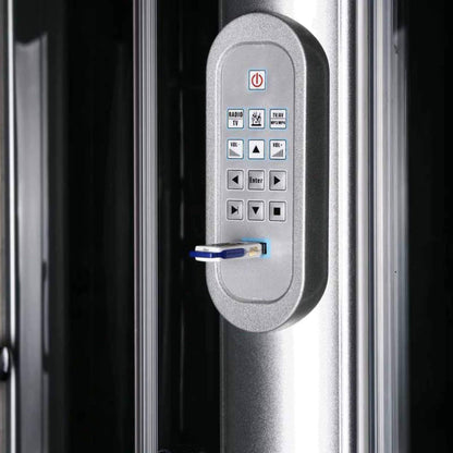 Maya Bath Siena Steam Shower with 10 Body Jets