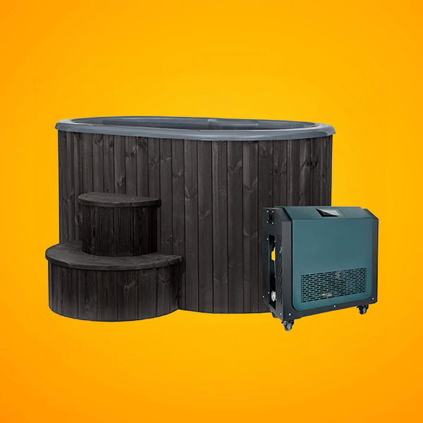 SaunaLife S2NC/BC 2-Person Immersion Tub with Chiller and Heater