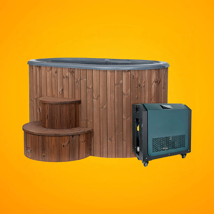 SaunaLife S2NC/BC 2-Person Immersion Tub with Chiller and Heater