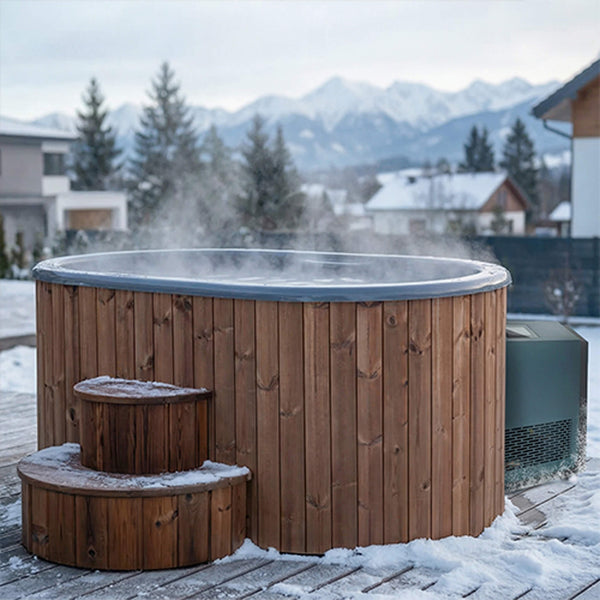 SaunaLife S2NC/BC 2-Person Immersion Tub with Chiller and Heater