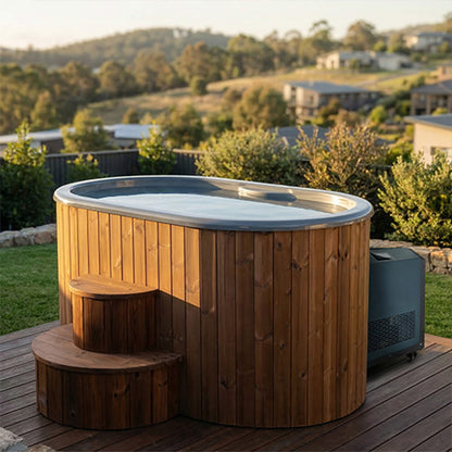 SaunaLife S2NC/BC 2-Person Immersion Tub with Chiller and Heater