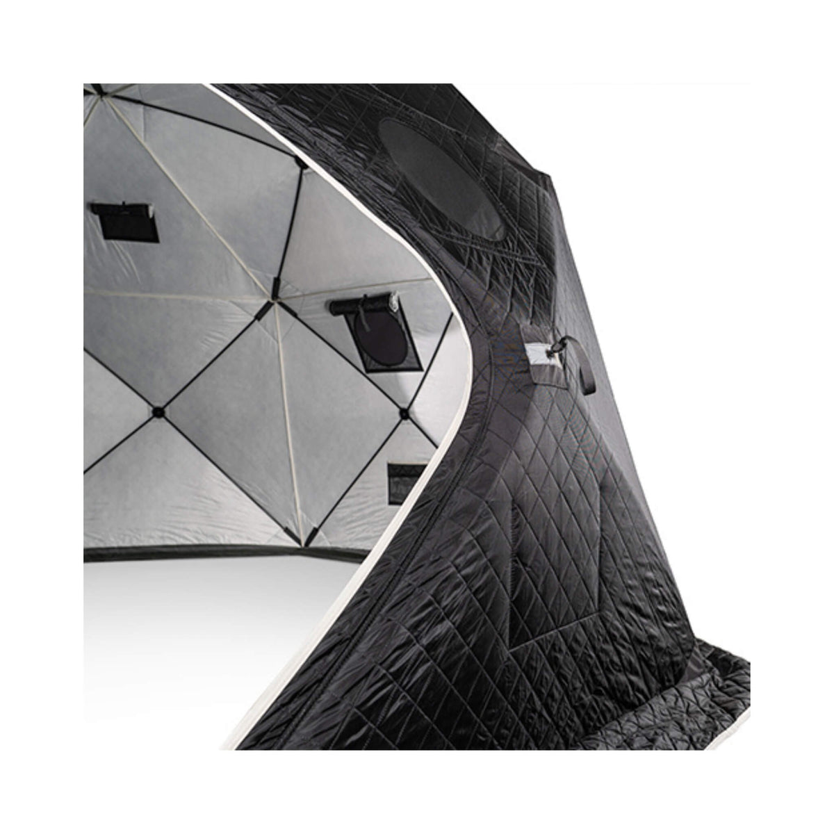 Portable 6-Person Insulated Sauna Tent with Gas Heater (No Floor)