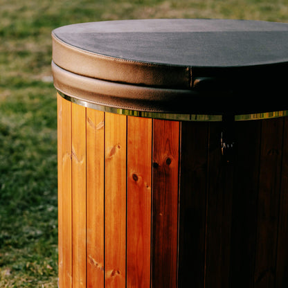 Premium 1-Person ThermoWood Cold Plunge Tub, Fully Assembled