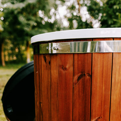 Premium 1-Person ThermoWood Cold Plunge Tub, Fully Assembled