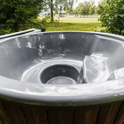 Premium 4-Person ThermoWood Wood-Fired Hot Tub, Fully Assembled