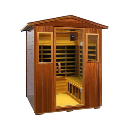 Valois 4-Person Outdoor Far Infrared Sauna, 2050W