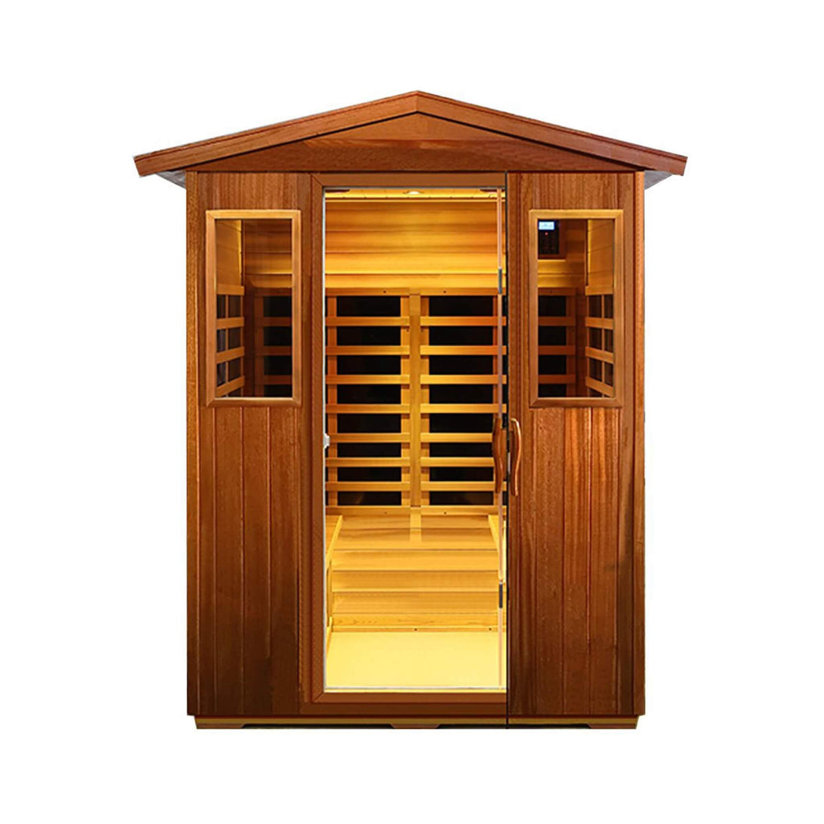Valois 4-Person Outdoor Far Infrared Sauna, 2050W