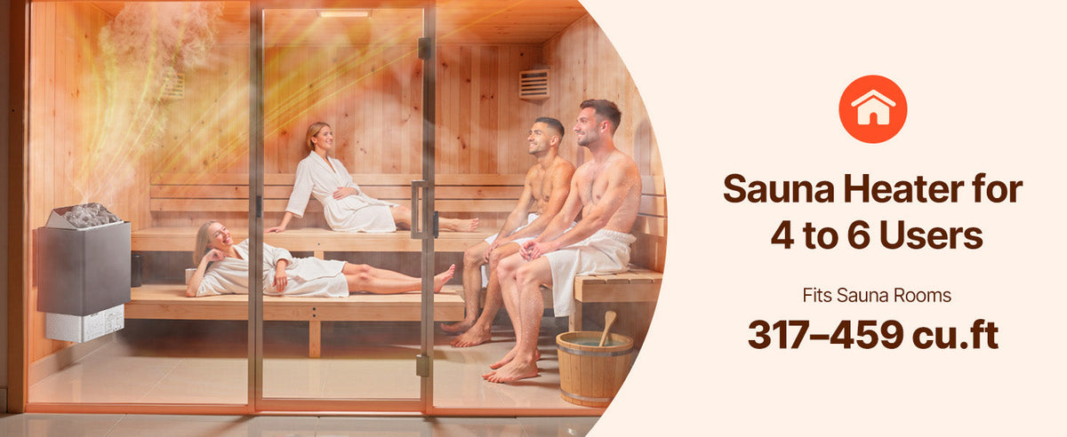 Succebuy Electric Sauna Heater, 3–9 kW, 220V