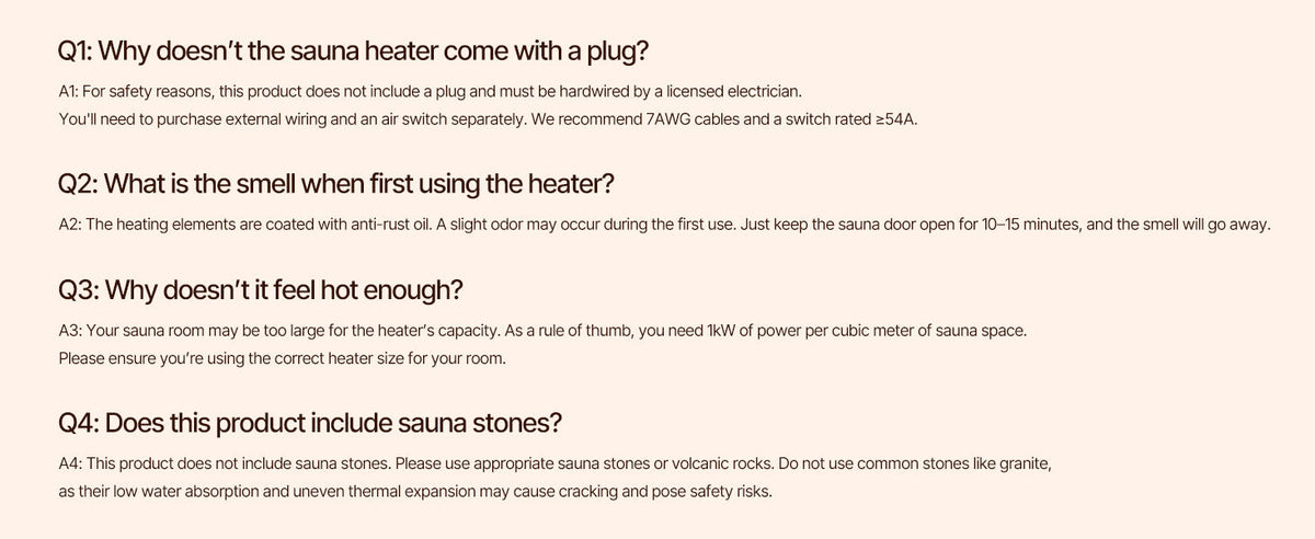 Succebuy Electric Sauna Heater, 3–9 kW, 220V