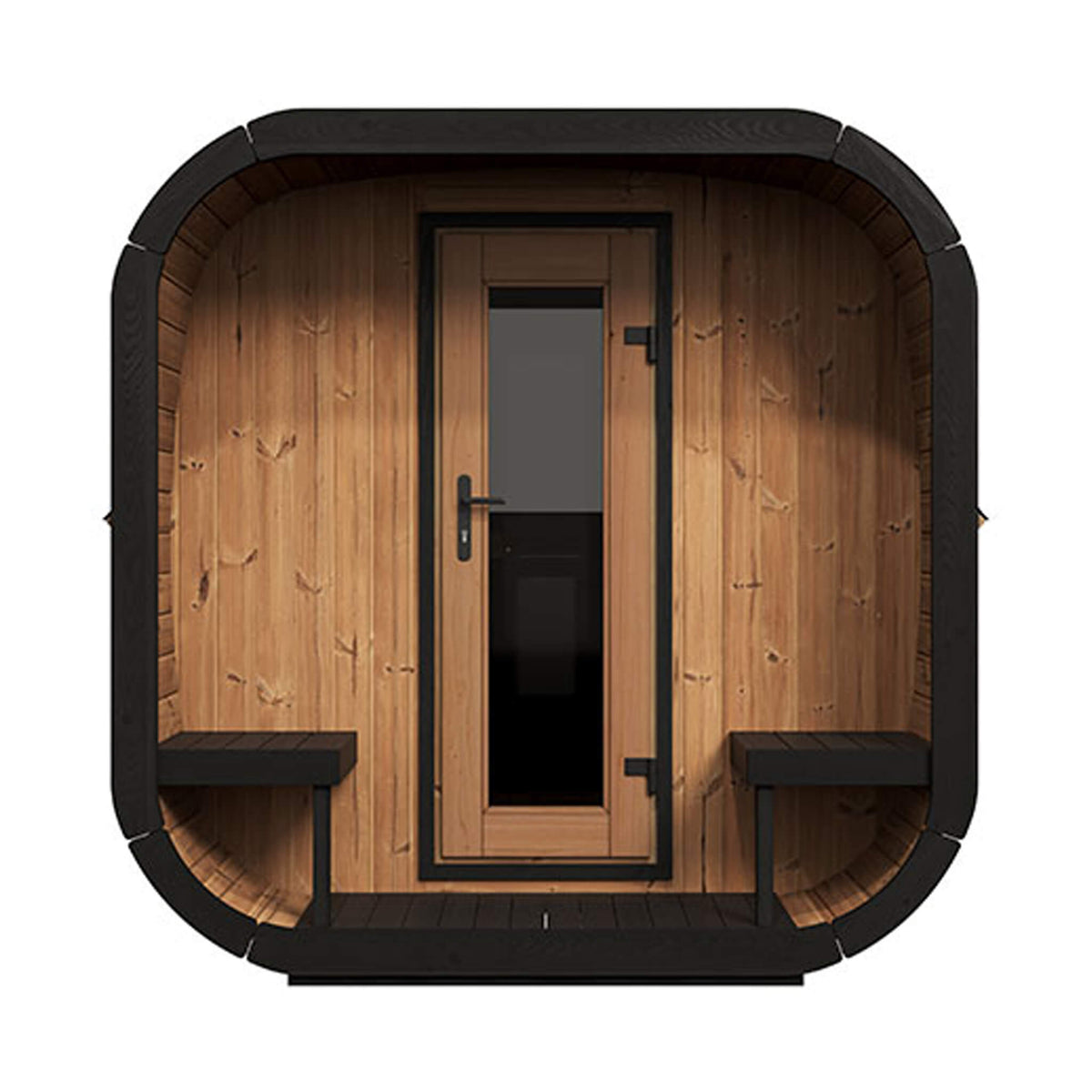 SaunaLife Cube CL12GCP 8-Person Outdoor Sauna Kit
