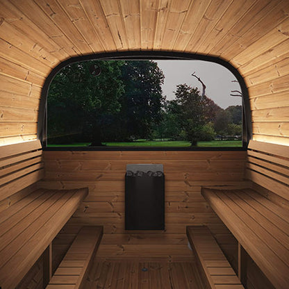 SaunaLife Cube CL12GCP 8-Person Outdoor Sauna Kit