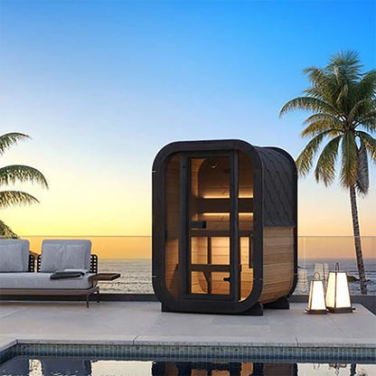SaunaLife Cube CL3G 2-Person Outdoor Sauna Kit