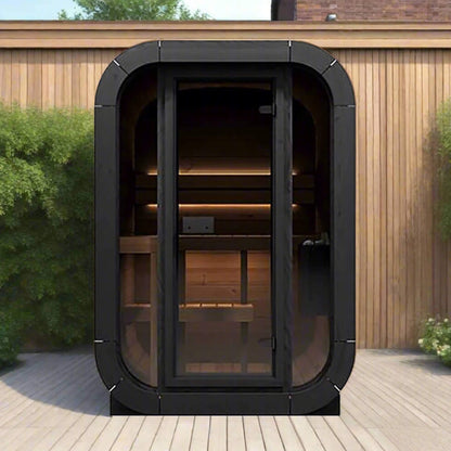 SaunaLife Cube CL3G 2-Person Outdoor Sauna Kit