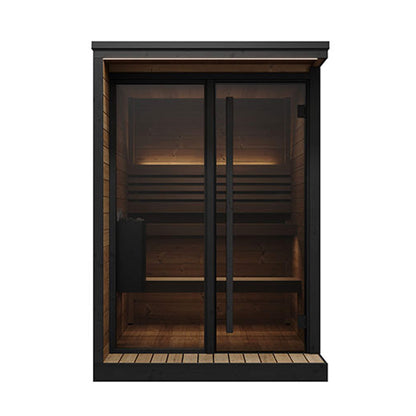 SaunaLife Luxury GL4 4-Person Outdoor Sauna Kit