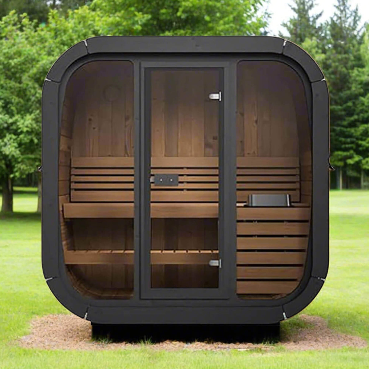 SaunaLife Cube CL4G 3-Person Outdoor Sauna Kit