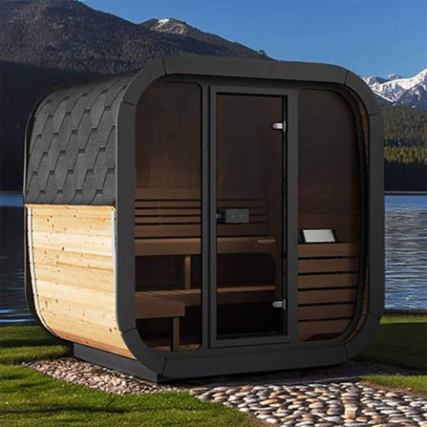 SaunaLife Cube CL5G 4-Person Outdoor Sauna Kit