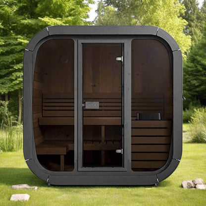 SaunaLife Cube CL5G 4-Person Outdoor Sauna Kit