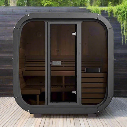 SaunaLife Cube CL5G 4-Person Outdoor Sauna Kit