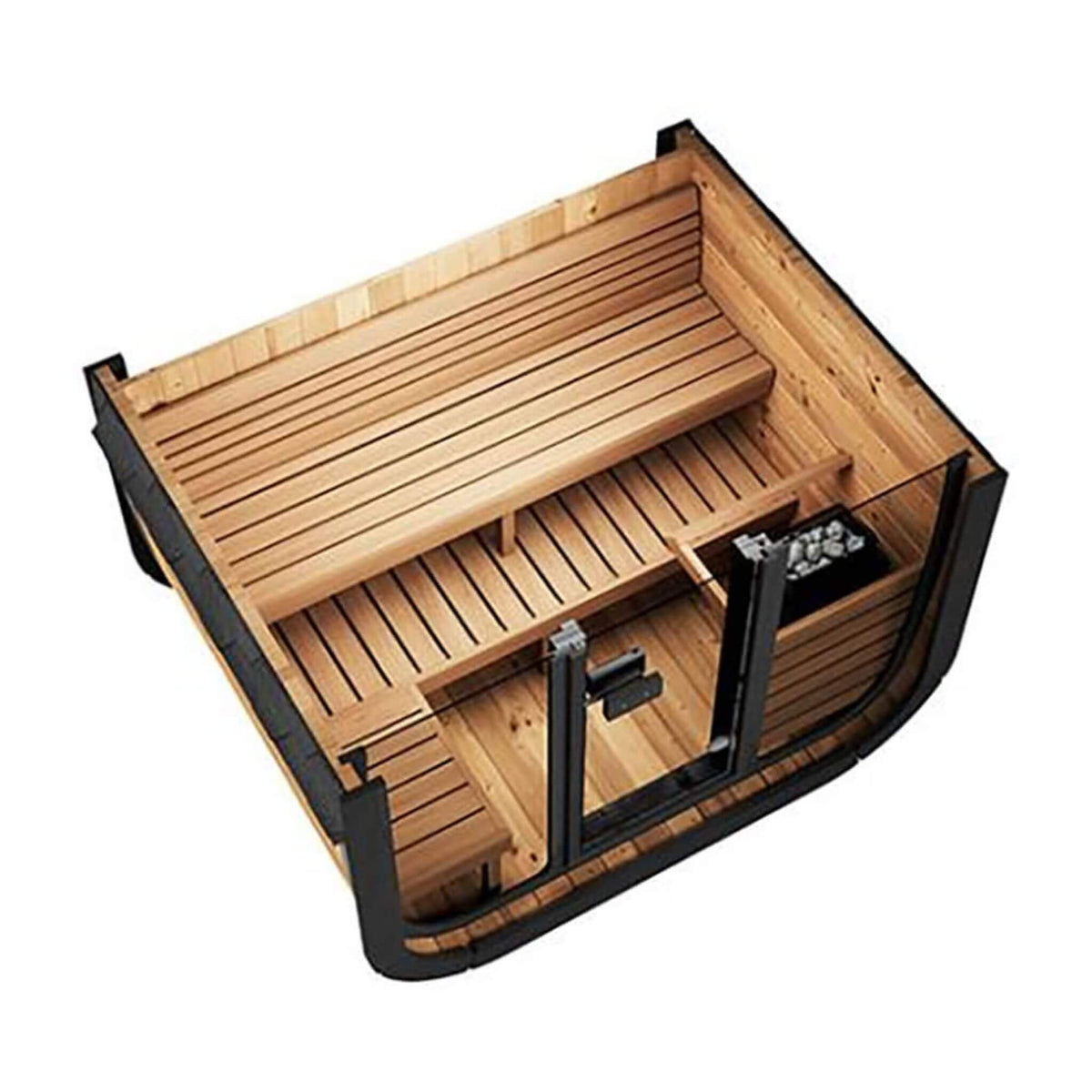 SaunaLife Cube CL5G 4-Person Outdoor Sauna Kit