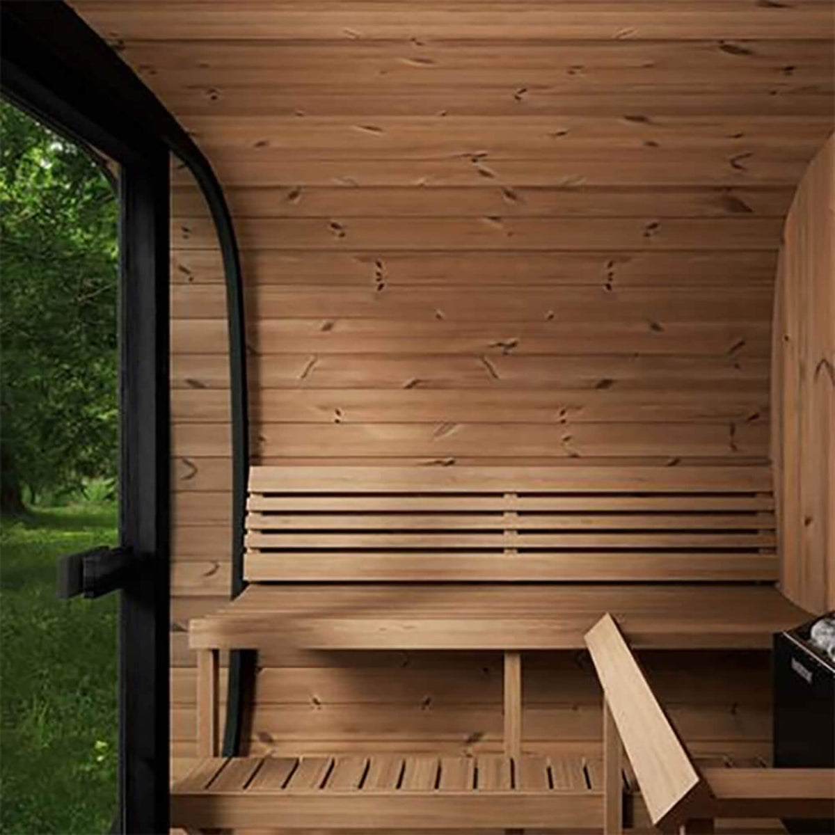 SaunaLife Cube CL7G 6-Person Outdoor Sauna Kit