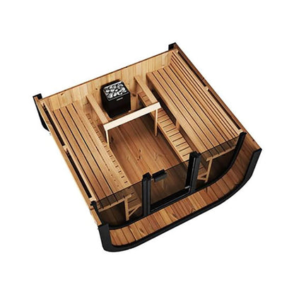 SaunaLife Cube CL7G 6-Person Outdoor Sauna Kit