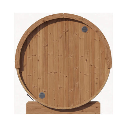 SaunaLife Ergo E6 3-Person Thermo-Spruce Outdoor Barrel Sauna