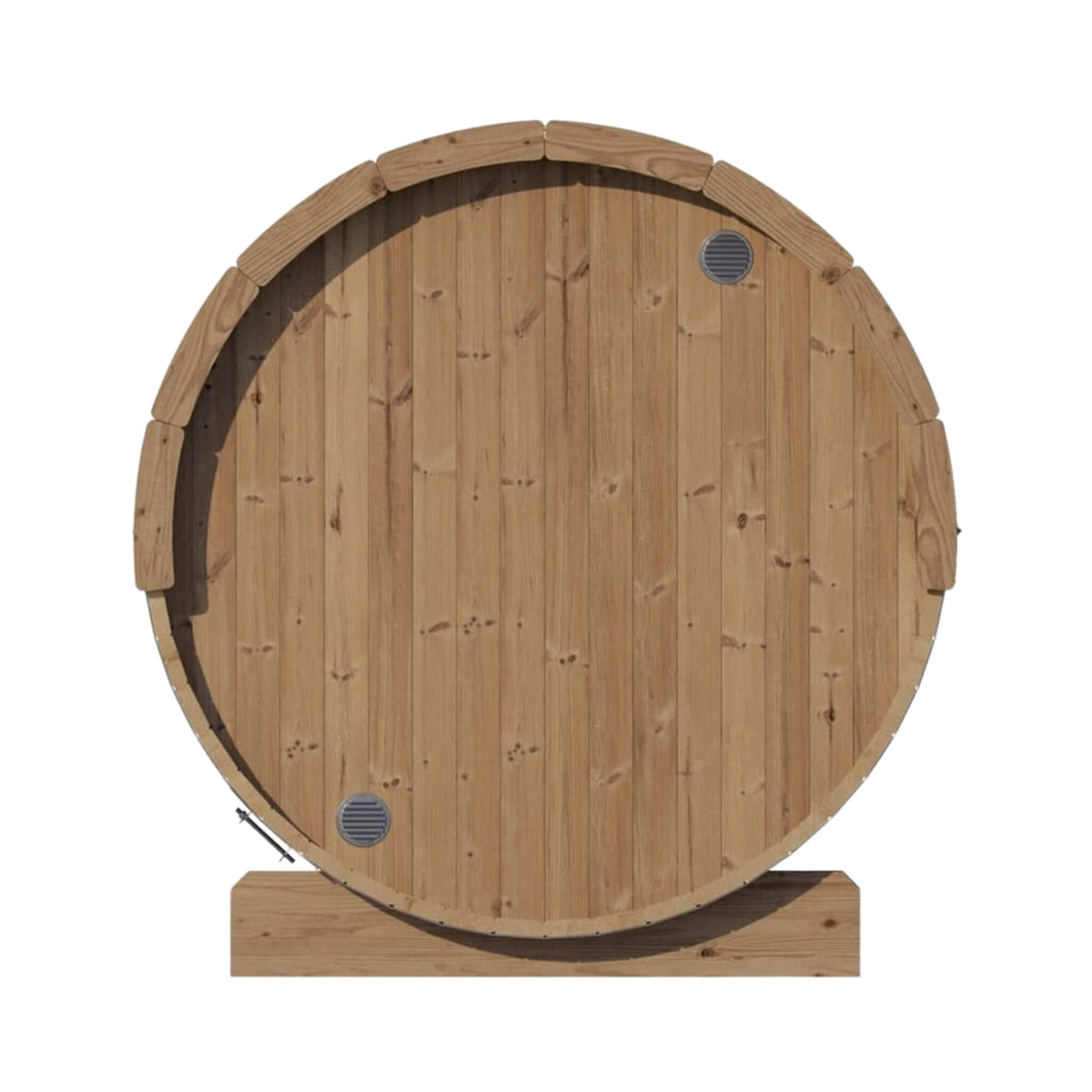 SaunaLife Ergo E8 6-Person Thermo-Spruce Outdoor Barrel Sauna
