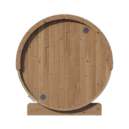 SaunaLife Ergo E8 6-Person Thermo-Spruce Outdoor Barrel Sauna