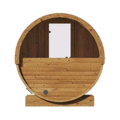 SaunaLife Ergo E8W 6-Person Thermo-Spruce Outdoor Barrel Sauna
