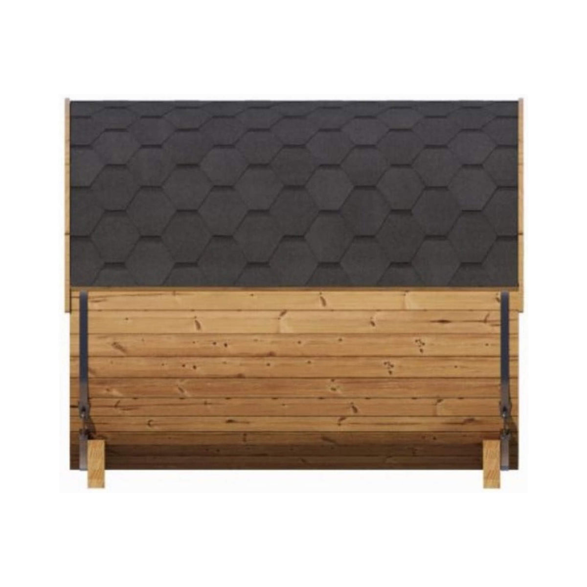 SaunaLife Ergo E8W 6-Person Thermo-Spruce Outdoor Barrel Sauna