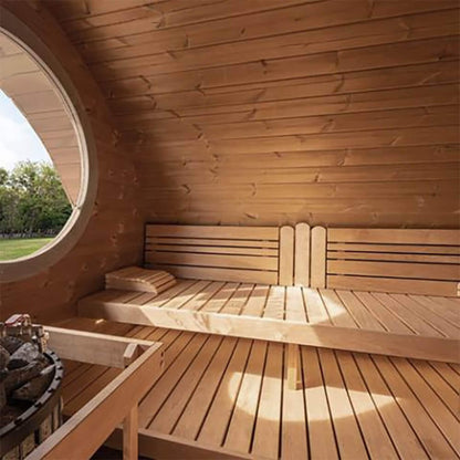 SaunaLife Garden G11 8-Person Outdoor Sauna Kit