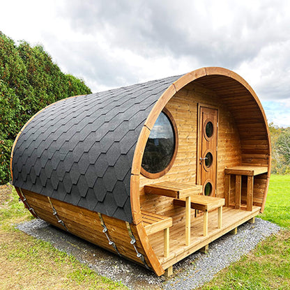 SaunaLife Garden G11 8-Person Outdoor Sauna Kit