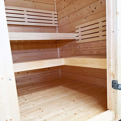 SaunaLife Garden G2 4-Person Outdoor Sauna Kit