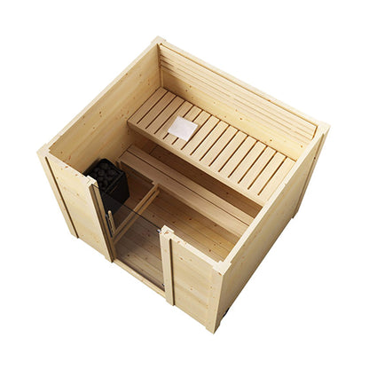 SaunaLife Garden G2 4-Person Outdoor Sauna Kit