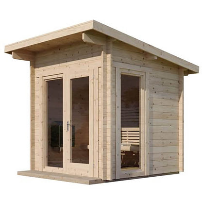 SaunaLife Garden G4 6-Person Outdoor Sauna Kit