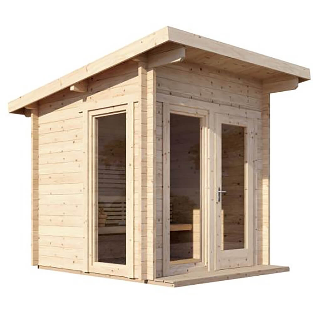 SaunaLife Garden G4 6-Person Outdoor Sauna Kit