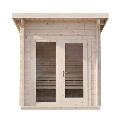 SaunaLife Garden G4 6-Person Outdoor Sauna Kit